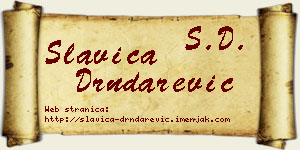 Slavica Drndarević vizit kartica